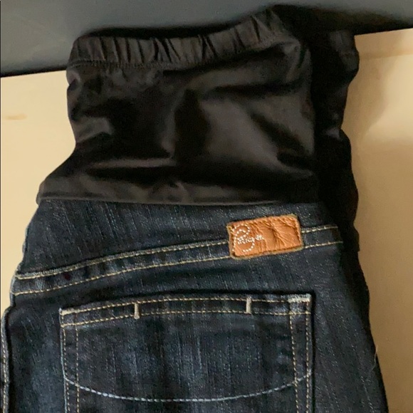 Paige Maternity Laurel Canyon Boot Cut Like New 25 - Picture 1 of 7